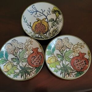 Set of 3- Williams-Sonoma- Pomogranate Pasta Bowls